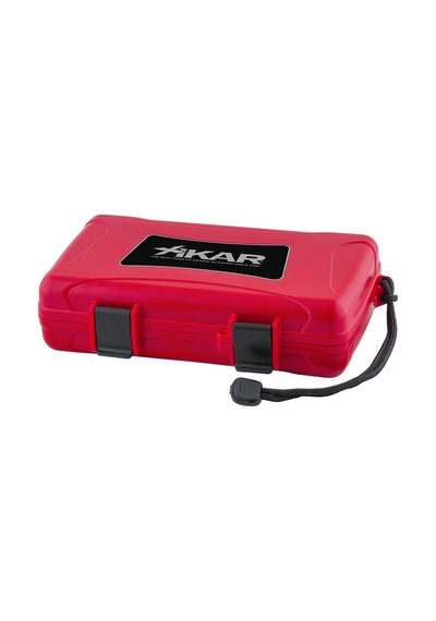 Xikar Travel Humidor 5'li Kırmızı Puro Seyahat Çantası