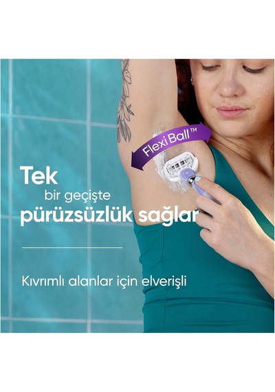Lexroo Extra Smooth Kadın Bıçakları, 3 Yedek Bıçak