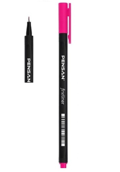 Pensan Fineliner Keçe Uç Kalem 0.4 Mm Pembe
