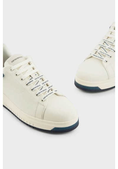 Emporio Armani Erkek Ayakkabı Em003663 Af18212 Fb060 Ekru-yeşil Ekru-yeşil