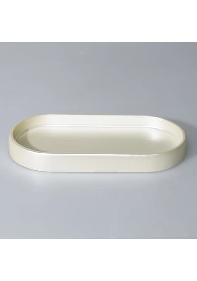 By Selim Linen İnci 5 Parça Polyester Banyo Seti İnci