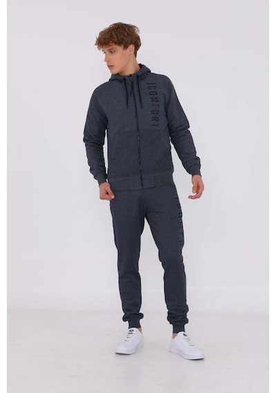 Maraton Sportswear Regular Erkek Ribana Paça Basic Lacivert Eşofman Altı 20105-lacivert Lacivert