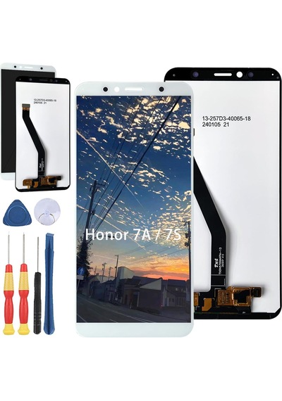 Huawei Uyumlu Honor 7s Lcd Dokunmatik Ekran Çıtasız Beyaz