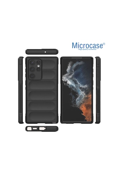 Samsung Galaxy Uyumlu S23 Ultra Miami Serisi Silikon Kılıf - AL3420