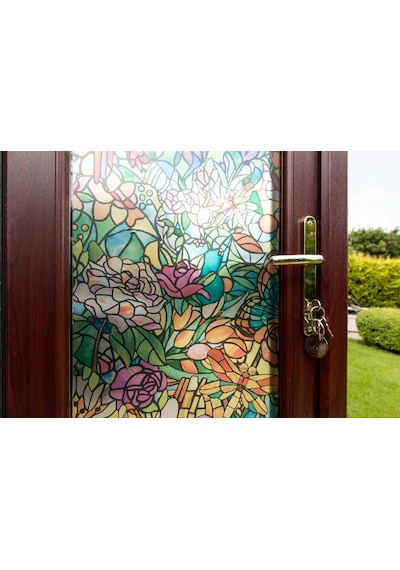 D-c-fix 176-0647 Çok Renkli Kendinden Yapışkanlı Cam Vitray Folyo 45 Cm X 1 Mt