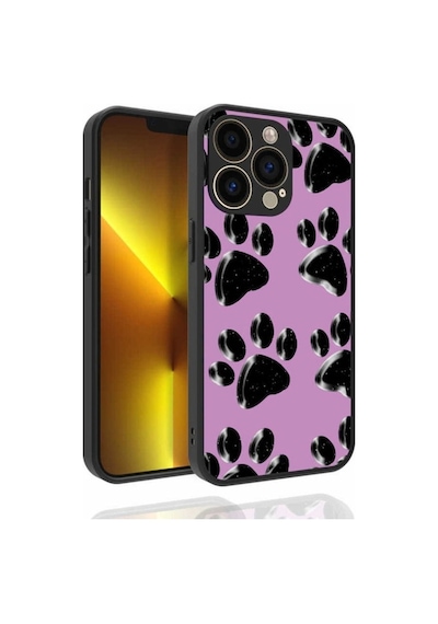 Apple Uyumlu iPhone 13 Pro Kılıf Desenli Kamera Korumalı Parlak Zore Nora Kapak NO3