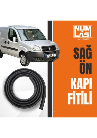 Fiat Doblo Panelvan 2005-2010 Sağ Ön Kapı Fitili-a Kalite-numlas-nm4275