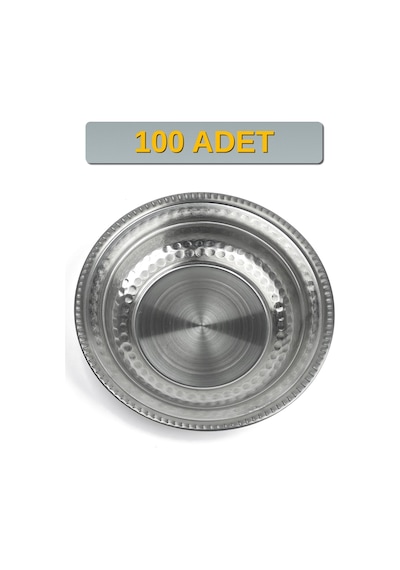 Binbir Trend 17 Cm Yanaklı Krom Çelik Yemek Ve Beyran Kasesi 420 Ml Lokanta Tipi Sulu Yemek Kasesi -kase1714 100 Adet