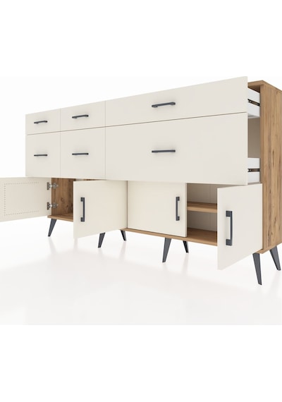 Arges Konsol Tek Raflı 6 Çekmeceli 4 Kapaklı 176x30x99 Çam-aytaşı Aytası - Atlas Çam Arges Konsol Tek Raflı 6 Çekmeceli 4 Kapaklı 176x30x99 Çam-aytaşı Aytası - Atlas Çam