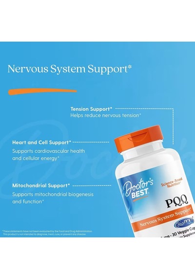 Doctor's Best Pqq With Biopqq Antioxidants Brain & Cognitive 30 Veggie Caps