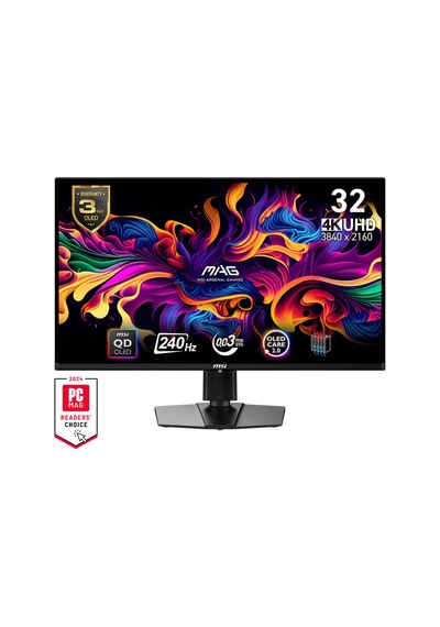 Msi Mag 321upx Qd-oled 31.5 İnch 3840x2160 0.03ms 240hz Hdm Dp Freesync Ouyuncu Monitörü