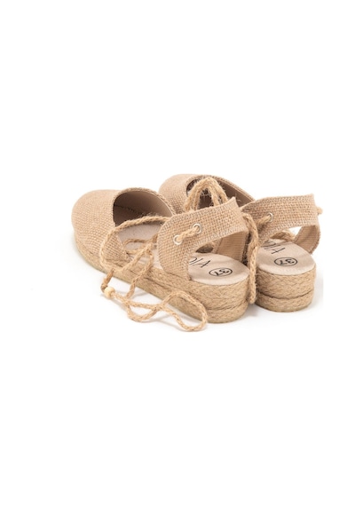 Star Tombis Gerçek Elişi Hasır Jüt Bileğe Bağlı Ipli Günlük Kadın Espadril Handmade Hasır