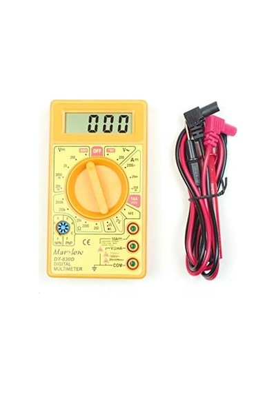 Dt-830d Dijital Multimetre Avometre - Sarı Ölçü Aleti