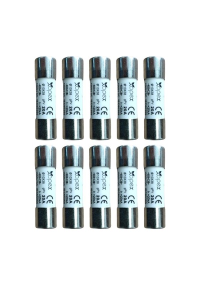 Apex Dc Kartuş Sigorta 20a 1000v Dc 10'lu Set