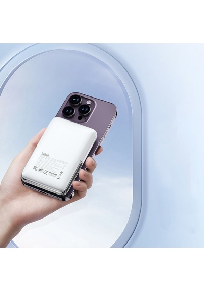 Wiwu Wi-p011 Gentleman Serisi Led Işık Göstergeli Standlı Kablosuz Powerbank 10.000mah 15w Beyaz BEYAZ