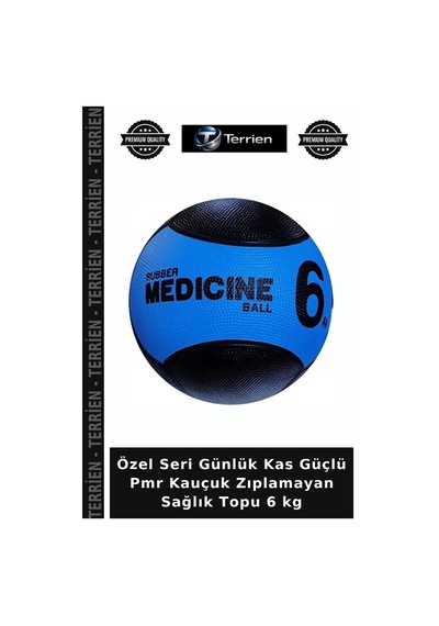 Özel Seri Günlük Kas Güçlü Pmr Kauçuk Zıplamayan Sağlık Topu 6 Kg