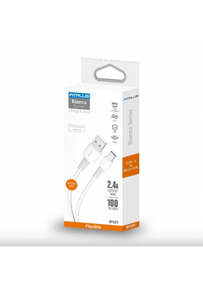 B421 Usb - Micro Usb Flex Şarj Kablosu 2.4a 1mt -