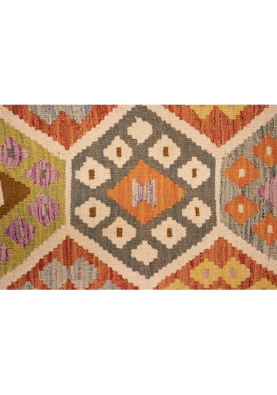El Dokuma Afgan Kilim 100% Yün Kök Boya Elsanat Eserı İle Harıka Desenlı Çok Renkli