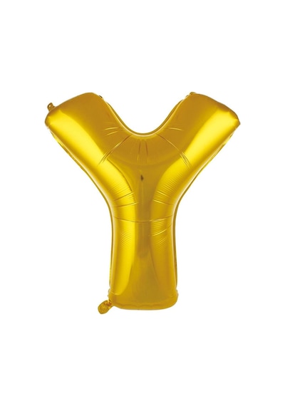 Folyo Harf Balon Gold Renk 40 İnc 100 Cm Helyum Uyumlu Y
