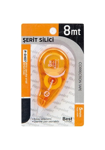 Şerit Daksil 5mmx8 Metre 1 Adet Şerit Düzeltici Fixpoint Şerit Silici Yazı Silici Büro Ofis Okul Genel