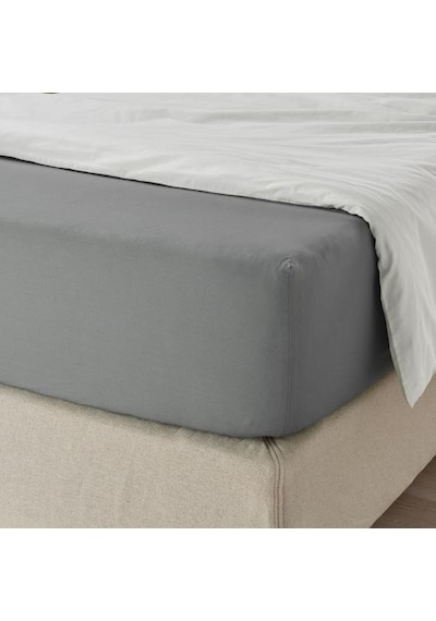 Ikea Ullvıde 1 Çift Kişilik Çarşaf 140 X 200 Cm Gri