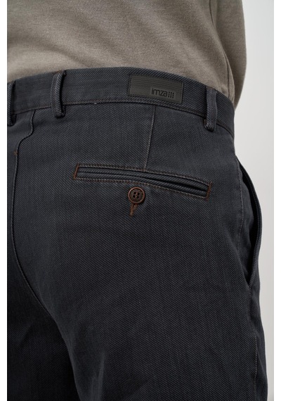 İmza Siyah Pamuklu Yandan Cepli Casual Comfort Fit Chino Pantolon 1003245154 Siyah