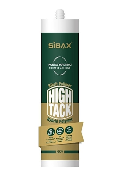 Sibax Hibrit Hıgh-tack Montaj Yapıştırıcısı Ns78
