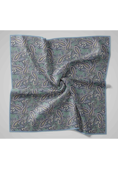 Silk Home Yaz Esintisi Eşarp 150002-12 Çağla, Lila Mavi, Taş, Sisli Yeşil