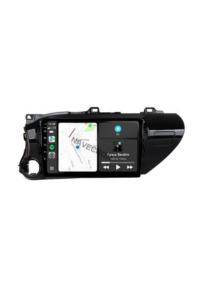 Toyota Hılux 2015-19 10" Uyumlu Androıd Multimedya Gerçek 2/32 Kablosuz Carplay Geri Görüş Kameralı 10"