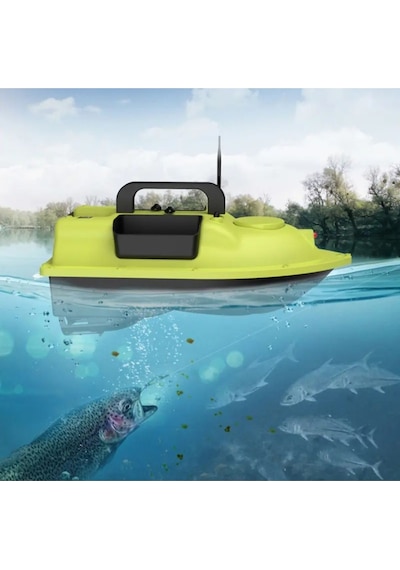 Sazan Yemleme (TEKNE VE BOTU)gps Model 500 Metre Oto Pilot Eve Dönüş Otomatik Sarı