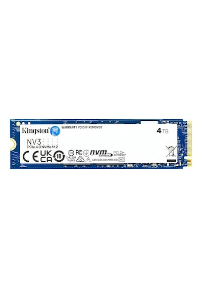 4 Tb Kıngston Nv3 M.2 Nvme Pcıe Gen4 6000/4000mbs Snv3s/4000g Standart