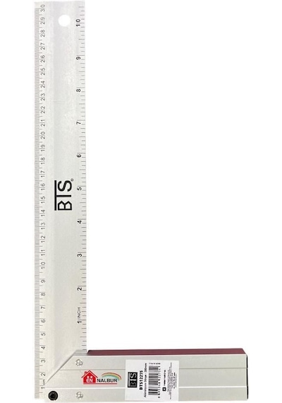 Bts 12275 Alüminyum Gönye 30 Cm