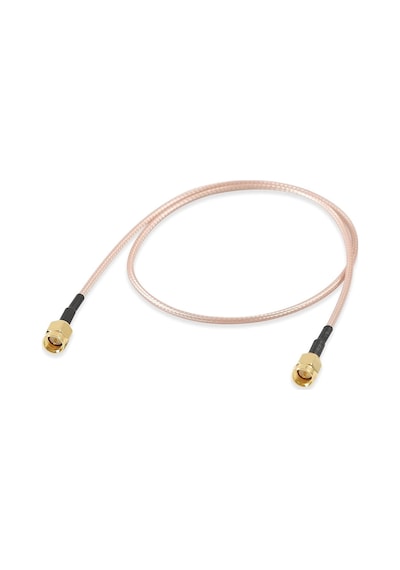 Alkatronik-30Cm Rg316 Sma Erkek - Erkek Rf Kablo 0-6Ghz 50 Ohms 0.3Db Esnek