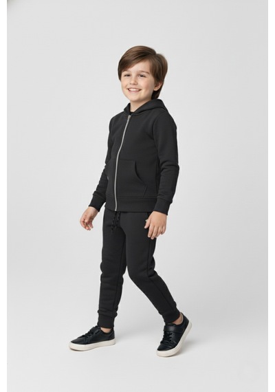 Mnk Baby & Kids Erkek Çocuk Fermuar Kapamalı Kapüşonlu Mevsimlik Eşofman Takımı M00765 Füme Mnk Baby & Kids Erkek Çocuk Fermuar Kapamalı Kapüşonlu Mevsimlik Eşofman Takımı M00765 Füme