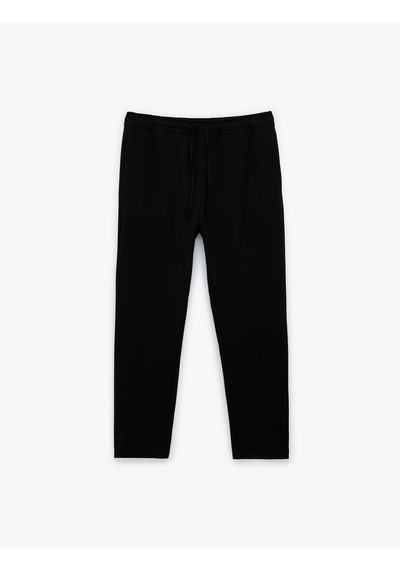 Koton Regular Fit Cepli Beli Bağcıklı Kumaş Pantolon Siyah 6sam40014hw Siyah Koton Regular Fit Cepli Beli Bağcıklı Kumaş Pantolon Siyah 6sam40014hw Siyah
