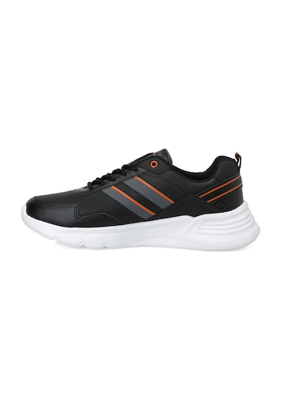 Kinetix Alder Pu Siyah Erkek Sneaker 000000000102016660 Siyah-turuncu