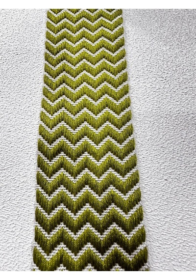 5 Cm Desenli Şerit Yeşil 5 Metre