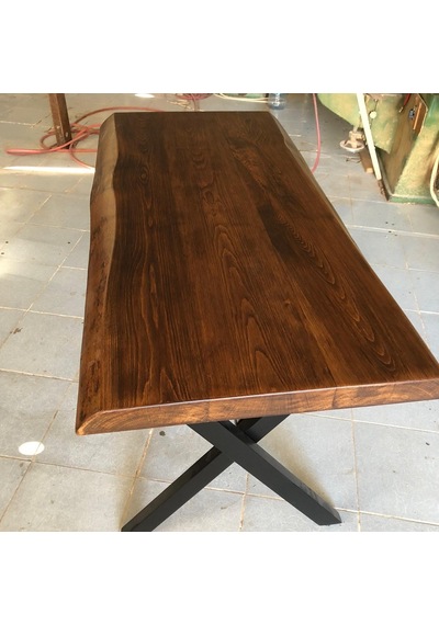 Bintaşmobilya Kütük Ağaç Masa-130X75.Cm
