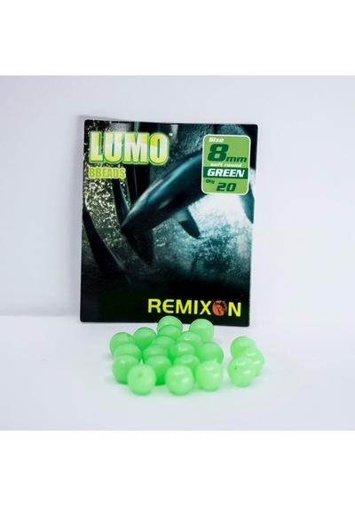 Remixon 8mm Yeşil Yuvarlak Soft Silikon Boncuk 20adet B4