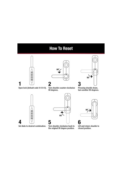 Master Lock 653d 2 İn. Kombinasyon Asma Kilit, 653d