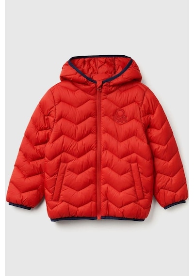 United Colors Of Benetton Erkek Bebek 2twdgn02v-25k Mevsimlik Mont Kırmızı-2110 Kırmızı