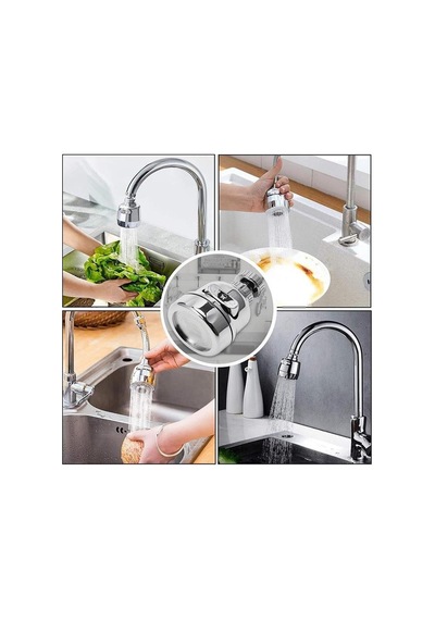 Sn-27115 3 Kademeli Tasarruflu Musluk Başlığı 360 Derece Diğer
