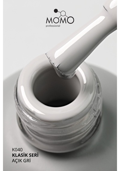 Momo Professional Kalıcı Oje K040 Açık Gri 14 Ml