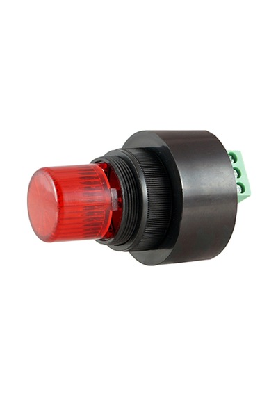 Ø28 Pano Montaj Led Buzzer Kesik / Sabit Ses Klemens