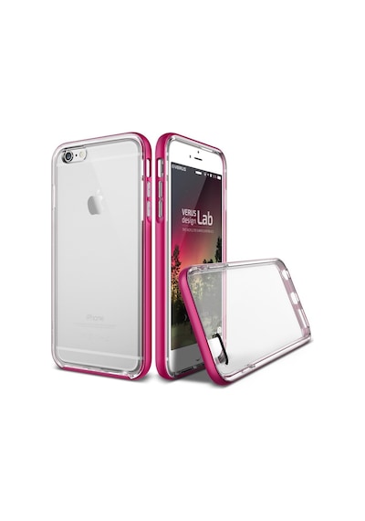 Verus Apple Uyumlu iPhone 6 Plus/6s Plus İle Crystal Bumper Kılıf Hot Pink Pembe
