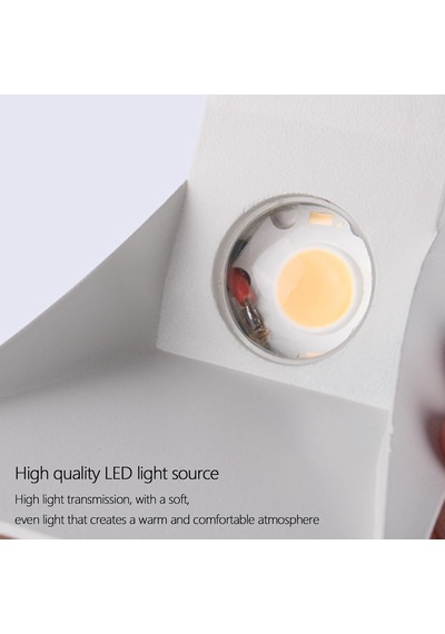 Tr Modern Alüminyum Duvar Lambası Led Dış Mekan Ip65 Su Geçirmez Duvar Lambası Siyah/beyaz Minimalizm Geometri Tas
