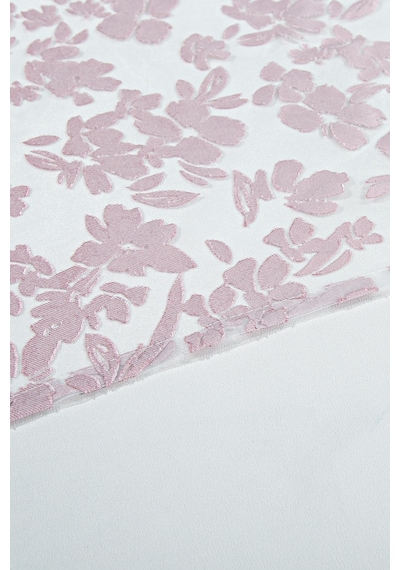 Pannello Tül Perde Beyaz Pembe 140x295 Pembe-beyaz