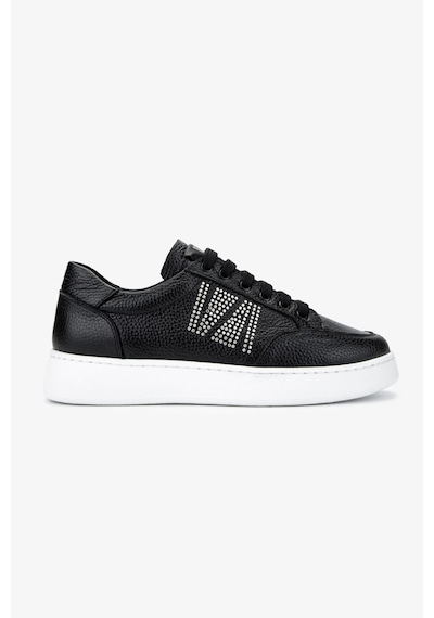 Valmenti Kadın Hakiki Deri Siyah Floter Sneakers & Spor Ayakkabı 1116 1362-33 Bn Ayk Y25 Sıyah Fltr Siyah