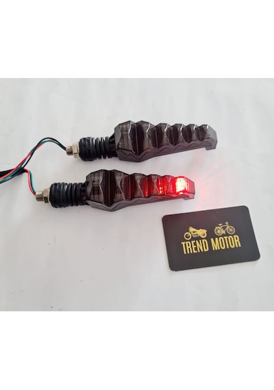 Sinyal Tk Sport Kırmızı Park Modu Sarı Kayan Mod - Cg Motosiklet