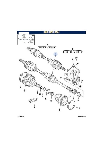 Sol Aks Peugeot 3272.ch
